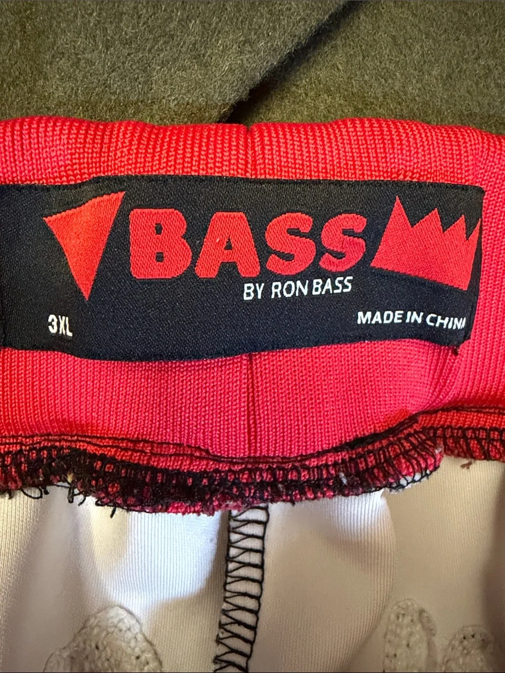 Bass by Ron Bass Sweatpants Joggers Polka Dot Like Design Colorful Sz 3XL Mens